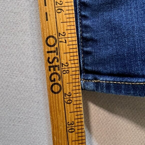 American Eagle Womens Skinny Ankle Jegging Jeans Super Stretch Size 4 Long Blue - Picture 8 of 11